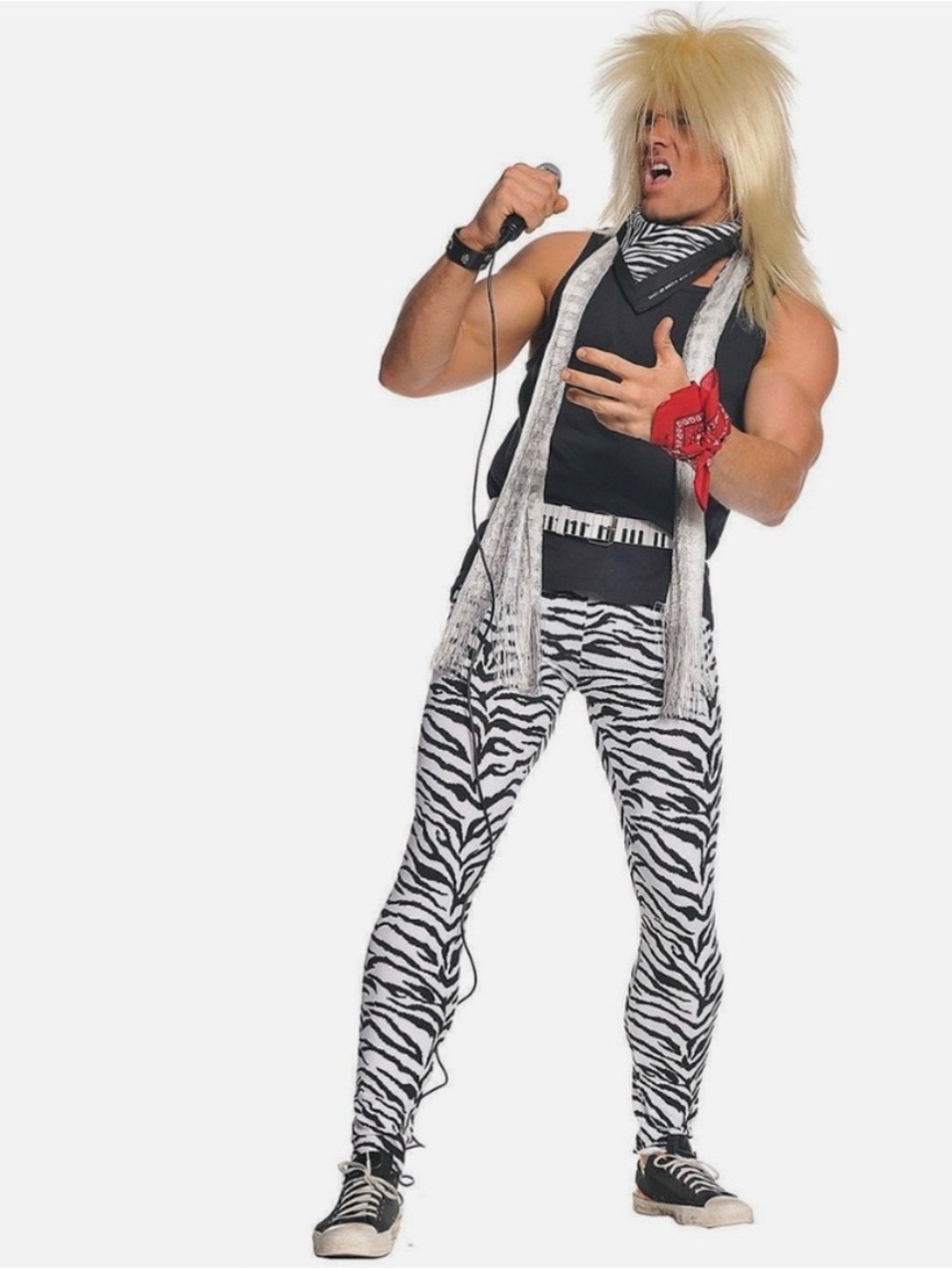 Zebra Print Women’s Stretch Leggings - Unbranded